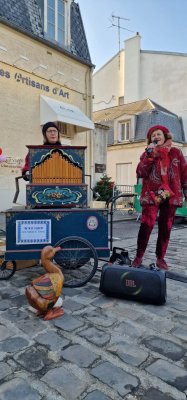 Animation orgue de Barbarie fete de village